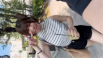 Limited time only! Half price! [First time showing face] A petite 146cm tall college student with a slender body and a cute voice. She&#039;s nervous about her first adult P-job. She can&#039;t contain her excitement at her sweaty, stained