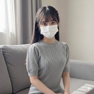 I called a serious office lady with a slender figure and beautiful breasts and creampied her twice!